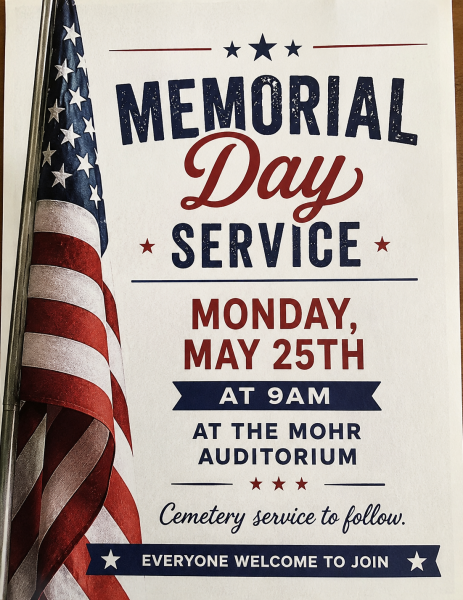 Memorial Day Service May 2026